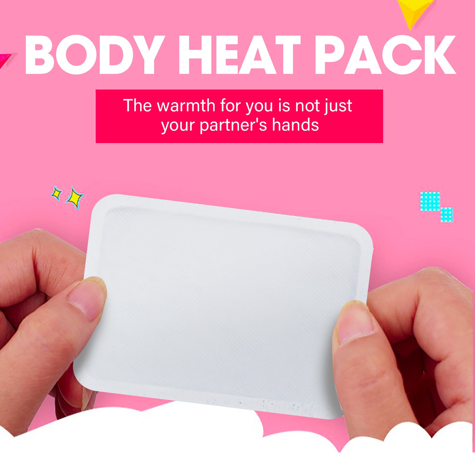 40 Pcs Enhanced  Heat Packs Self Heating Body Warmer Paste Portable Instant Heating Pad Abdominal for Back Pain